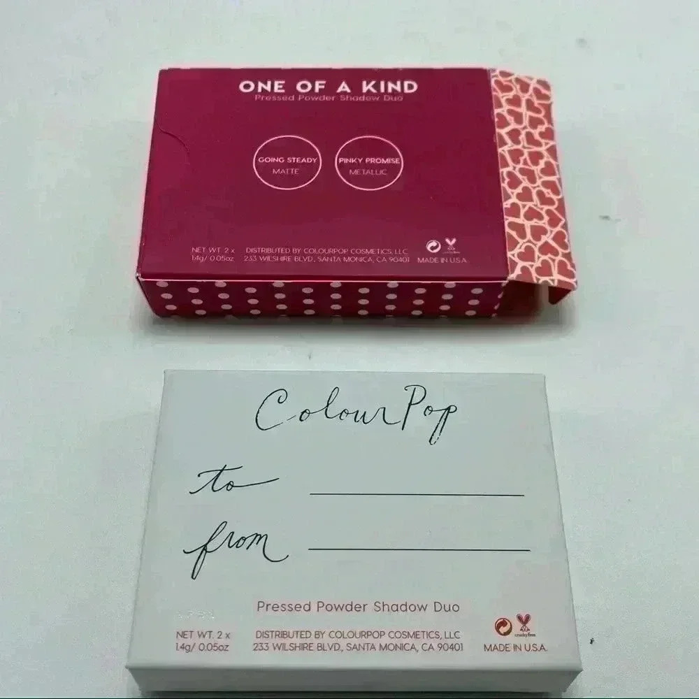 Colourpop one of a kind eye shadow going steady matte pinky promise metallic